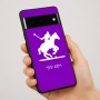 כיסוי בעיצוב אישי עם השם שלך לדגם - Google Pixel 7 Pro 5G בעיצוב שחקן פולו - סוס