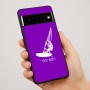 כיסוי בעיצוב אישי עם השם שלך לדגם - Google Pixel 7 Pro 5G בעיצוב לגלוש - גלישה - שייט