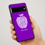 כיסוי בעיצוב אישי עם השם שלך לדגם - Google Pixel 7 Pro 5G בעיצוב הדפס תפוח