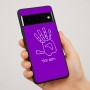 כיסוי בעיצוב אישי עם השם שלך לדגם - Google Pixel 7 Pro 5G בעיצוב יד