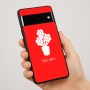 כיסוי בעיצוב אישי עם השם שלך לדגם - Google Pixel 7 Pro 5G בעיצוב פרח