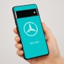 כיסוי בעיצוב אישי עם השם שלך לדגם - Google Pixel 7 Pro 5G בעיצוב מרצדס-בנץ