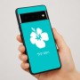 כיסוי בעיצוב אישי עם השם שלך לדגם - Google Pixel 7 Pro 5G בעיצוב פרח היביסקוס