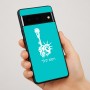 כיסוי בעיצוב אישי עם השם שלך לדגם - Google Pixel 7 Pro 5G בעיצוב פסל החירות