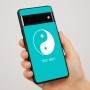 כיסוי בעיצוב אישי עם השם שלך לדגם - Google Pixel 7 Pro 5G בעיצוב סמל יינג יאנג