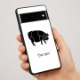 כיסוי בעיצוב אישי עם השם שלך לדגם - Google Pixel 7 Pro 5G בעיצוב חזיר