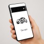 כיסוי בעיצוב אישי עם השם שלך לדגם - Google Pixel 7 Pro 5G בעיצוב מכונית