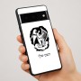 כיסוי בעיצוב אישי עם השם שלך לדגם - Google Pixel 7 Pro 5G בעיצוב אנג'ל מוזיקלי