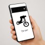 כיסוי בעיצוב אישי עם השם שלך לדגם - Google Pixel 7 Pro 5G בעיצוב רוכב אופניים