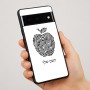 כיסוי בעיצוב אישי עם השם שלך לדגם - Google Pixel 7 Pro 5G בעיצוב הדפס תפוח
