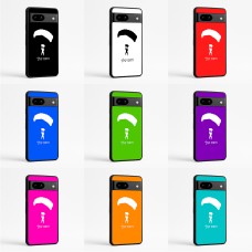 כיסוי בעיצוב אישי עם השם שלך לדגם - Google Pixel 7a 5G בעיצוב צניחה חופשית