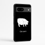 כיסוי בעיצוב אישי עם השם שלך לדגם - Google Pixel 7a 5G בעיצוב חזיר