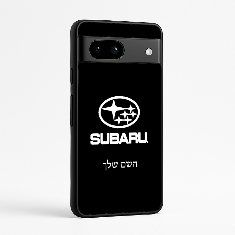 כיסוי בעיצוב אישי עם השם שלך לדגם - Google Pixel 7a 5G בעיצוב סובארו