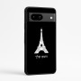 כיסוי בעיצוב אישי עם השם שלך לדגם - Google Pixel 7a 5G בעיצוב מגדל אייפל