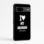 כיסוי בעיצוב אישי עם השם שלך לדגם - Google Pixel 7a 5G בעיצוב אוהב את החברה שלי
