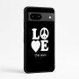 כיסוי בעיצוב אישי עם השם שלך לדגם - Google Pixel 7a 5G בעיצוב אהבה