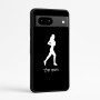 כיסוי בעיצוב אישי עם השם שלך לדגם - Google Pixel 7a 5G בעיצוב רץ רץ אישה