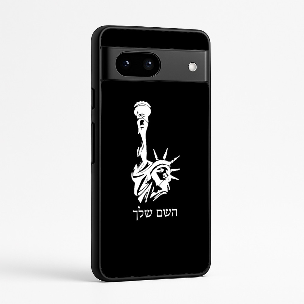 כיסוי בעיצוב אישי עם השם שלך לדגם - Google Pixel 7a 5G בעיצוב פסל החירות