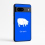 כיסוי בעיצוב אישי עם השם שלך לדגם - Google Pixel 7a 5G בעיצוב חזיר