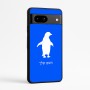 כיסוי בעיצוב אישי עם השם שלך לדגם - Google Pixel 7a 5G בעיצוב פינגווין