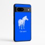 כיסוי בעיצוב אישי עם השם שלך לדגם - Google Pixel 7a 5G בעיצוב זברה