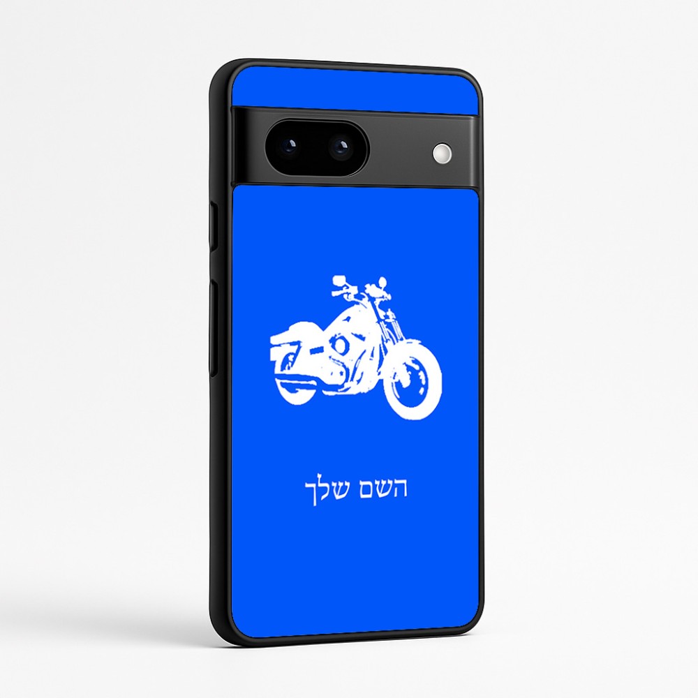 כיסוי בעיצוב אישי עם השם שלך לדגם - Google Pixel 7a 5G בעיצוב הארלי-דיווידסון