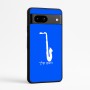 כיסוי בעיצוב אישי עם השם שלך לדגם - Google Pixel 7a 5G בעיצוב סקסופון