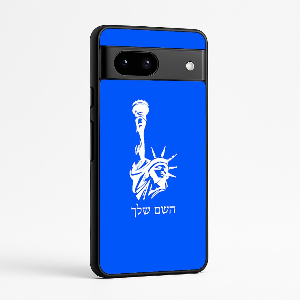 כיסוי בעיצוב אישי עם השם שלך לדגם - Google Pixel 7a 5G בעיצוב פסל החירות