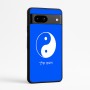 כיסוי בעיצוב אישי עם השם שלך לדגם - Google Pixel 7a 5G בעיצוב סמל יינג יאנג