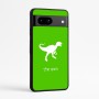 כיסוי בעיצוב אישי עם השם שלך לדגם - Google Pixel 7a 5G בעיצוב דינוזאור