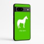 כיסוי בעיצוב אישי עם השם שלך לדגם - Google Pixel 7a 5G בעיצוב סוס