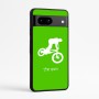 כיסוי בעיצוב אישי עם השם שלך לדגם - Google Pixel 7a 5G בעיצוב רוכב אופניים