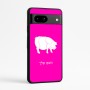 כיסוי בעיצוב אישי עם השם שלך לדגם - Google Pixel 7a 5G בעיצוב חזיר