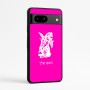 כיסוי בעיצוב אישי עם השם שלך לדגם - Google Pixel 7a 5G בעיצוב ארנב מחזיק גזר