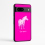 כיסוי בעיצוב אישי עם השם שלך לדגם - Google Pixel 7a 5G בעיצוב זברה