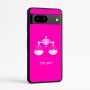 כיסוי בעיצוב אישי עם השם שלך לדגם - Google Pixel 7a 5G בעיצוב מזלות - מאזניים