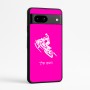כיסוי בעיצוב אישי עם השם שלך לדגם - Google Pixel 7a 5G בעיצוב אופנוע שלג