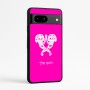כיסוי בעיצוב אישי עם השם שלך לדגם - Google Pixel 7a 5G בעיצוב פרחי קרן