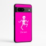 כיסוי בעיצוב אישי עם השם שלך לדגם - Google Pixel 7a 5G בעיצוב סקלטון