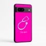 כיסוי בעיצוב אישי עם השם שלך לדגם - Google Pixel 7a 5G בעיצוב סטטוסקופ רופא