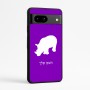 כיסוי בעיצוב אישי עם השם שלך לדגם - Google Pixel 7a 5G בעיצוב קרנף
