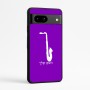 כיסוי בעיצוב אישי עם השם שלך לדגם - Google Pixel 7a 5G בעיצוב סקסופון