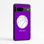 כיסוי בעיצוב אישי עם השם שלך לדגם - Google Pixel 7a 5G בעיצוב כדורסל