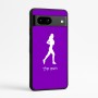 כיסוי בעיצוב אישי עם השם שלך לדגם - Google Pixel 7a 5G בעיצוב רץ רץ אישה
