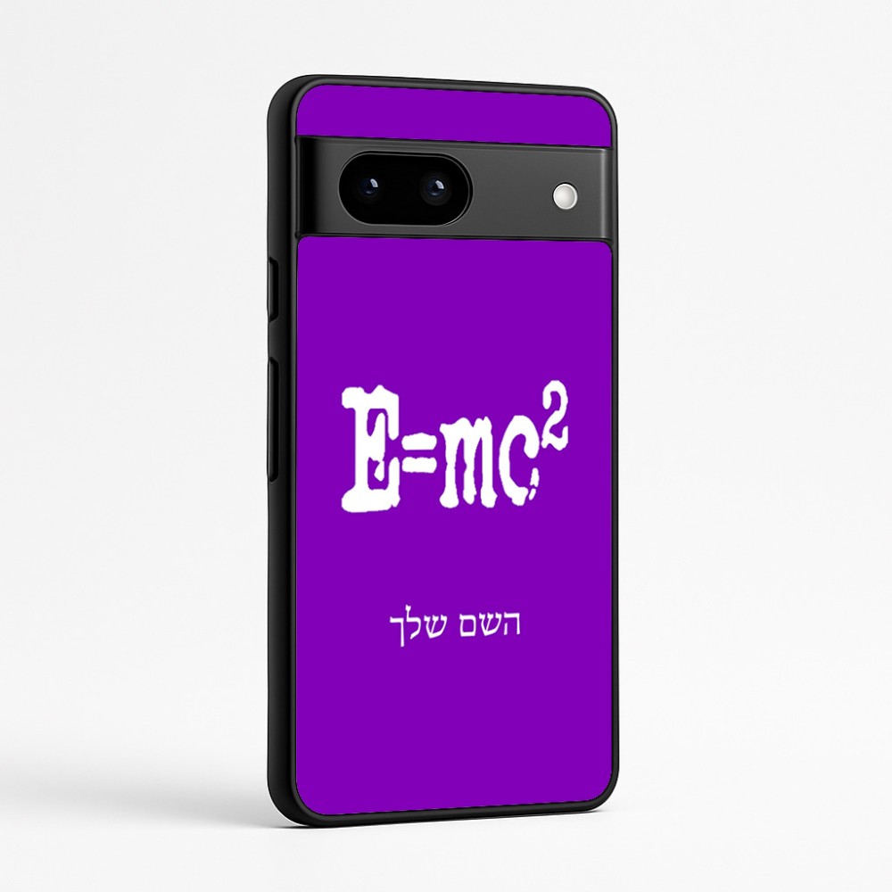 כיסוי בעיצוב אישי עם השם שלך לדגם - Google Pixel 7a 5G בעיצוב נוסחת אלברט איינשטיין