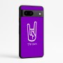 כיסוי בעיצוב אישי עם השם שלך לדגם - Google Pixel 7a 5G בעיצוב יד סלע