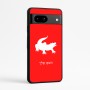 כיסוי בעיצוב אישי עם השם שלך לדגם - Google Pixel 7a 5G בעיצוב תנין