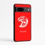 כיסוי בעיצוב אישי עם השם שלך לדגם - Google Pixel 7a 5G בעיצוב ראש נשר