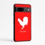 כיסוי בעיצוב אישי עם השם שלך לדגם - Google Pixel 7a 5G בעיצוב תרנגול