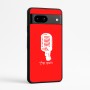 כיסוי בעיצוב אישי עם השם שלך לדגם - Google Pixel 7a 5G בעיצוב מיקרופון